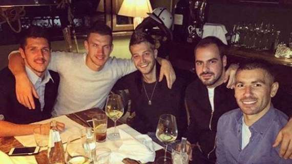 Dzeko in compagnia di Jovetic e Kolarov. FOTO!