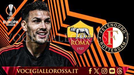 Roma-Feyenoord - La copertina del match. GRAFICA!