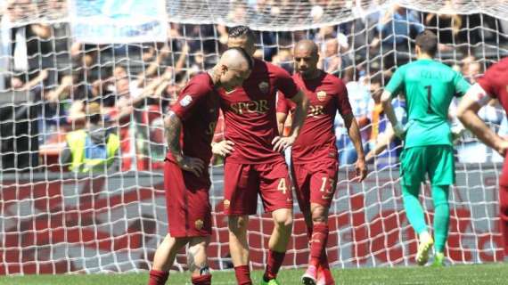 Roma-Lazio 1-3 –  Ultimo derby della stagione amarissimo: i giallorossi tornano a perdere una stracittadina in campionato dopo quattro anni