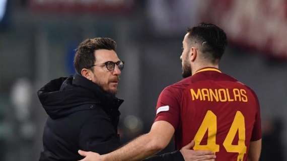 Manolas: "Grazie di tutto mister Di Francesco"