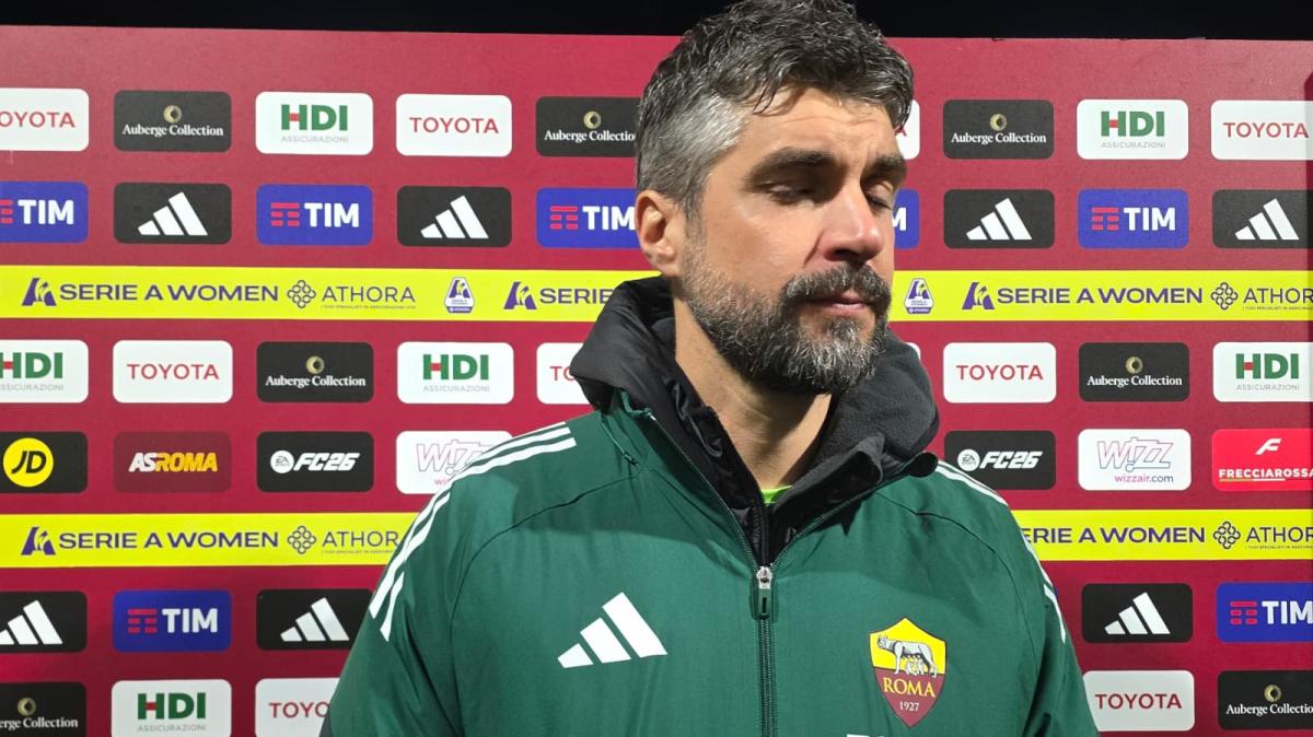 Roma Femminile, Rossettini: "Soddisfatto della prestazione. Ora dobbiamo andare a Milano a vincere"