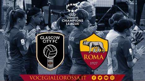 Women's Champions League - Glasgow City-Roma - La copertina del match