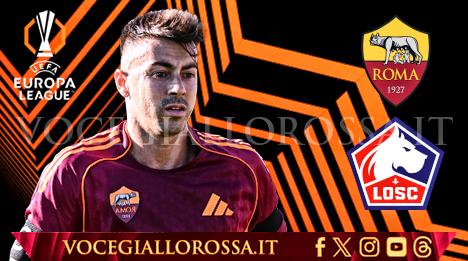 Roma-Lille. La copertina del match. GRAFICA!