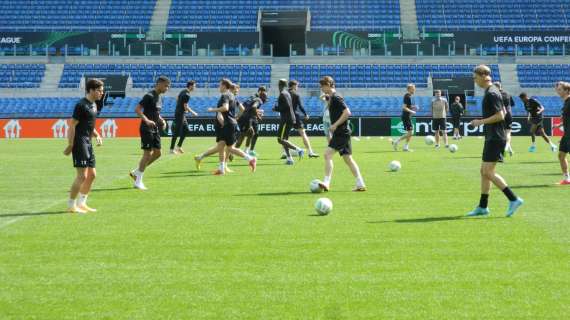 Bodø/Glimt, rifinitura nel centro sportivo dell’Urbetevere