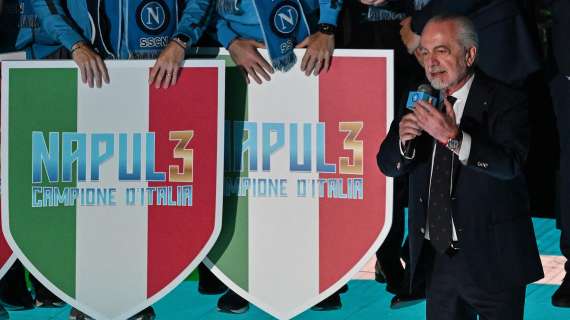 Napoli, De Laurentiis: "Spalletti mi ha chiesto un anno sabbatico. Ci ha dato tanto e lo ringrazio"