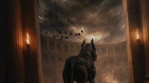 Roma-Lille, la grafica match day dei francesi: un mastino che entra nel Colosseo