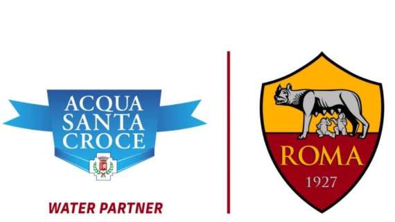 Acqua Santa Croce diventa official water partner della Roma 