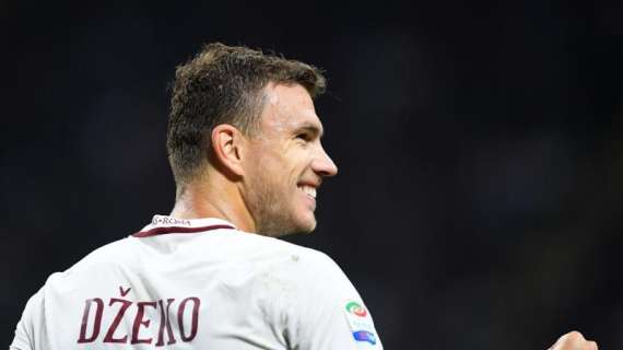 Oggi il rientro in gruppo di Dzeko: contro il Chievo la Roma ritrova il suo bomber