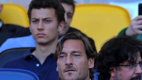 Totti è arrivato allo Stadio Olimpico per Roma-Inter