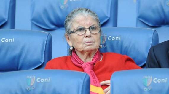Maria Sensi: "Nella Roma non c'è più anima. Totti deve entrare nel derby"