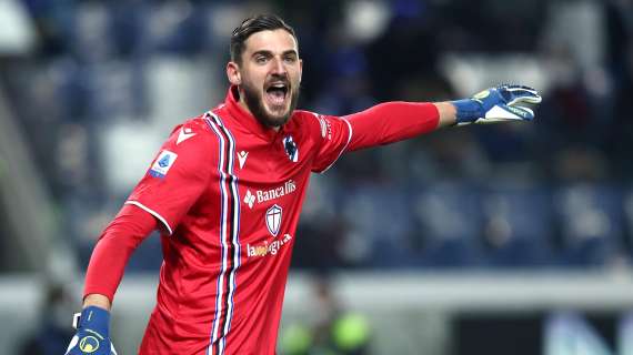 Sampdoria, il portiere Falcone rinnova fino al 2025