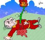 Satira giallorossa: "La rosa fatale.."
