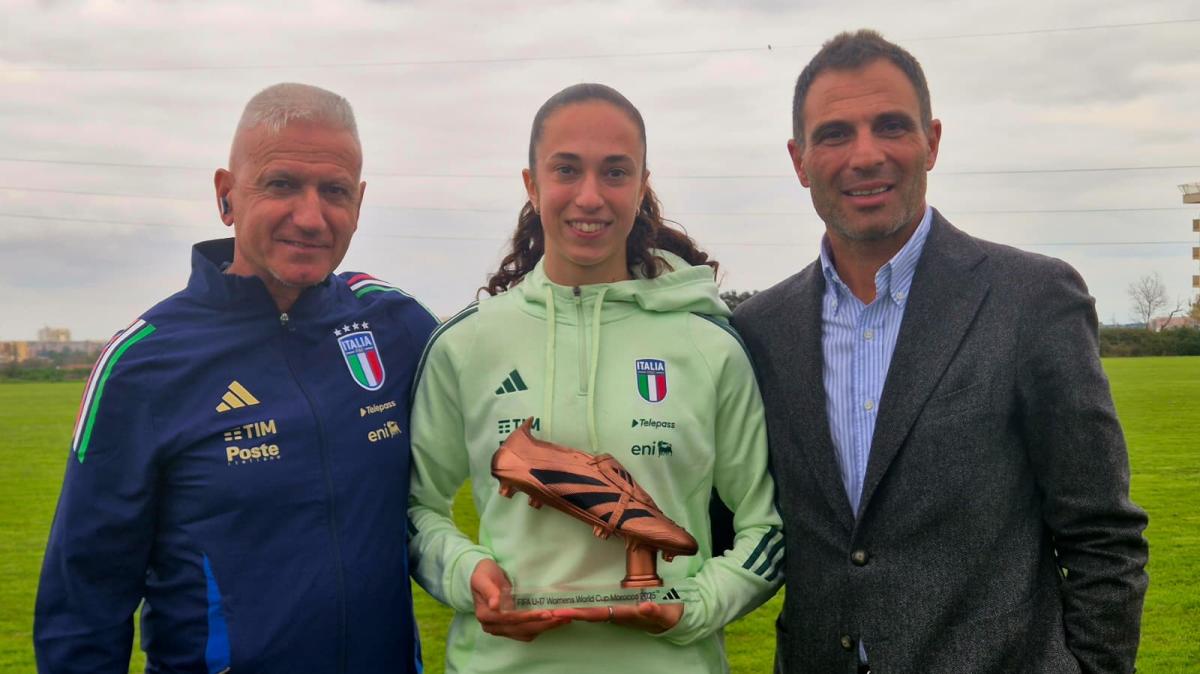 Italia Femminile U17, Galli premiata con lo Scarpino di Bronzo: "Felicissima ed emozionata". FOTO!