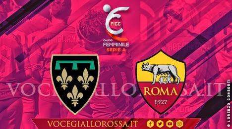 Serie A Femminile - Florentia San Gimignano-Roma, la copertina. GRAFICA!