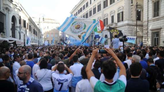 Tifosi della Lazio a Formello: "Il derby per noi è una guerra etnica"