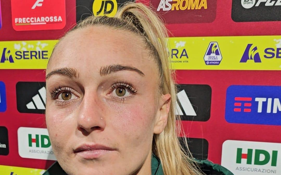 Roma Femminile, Greggi: "Non penso ancora allo scudetto, sono scaramantica...". VIDEO!
