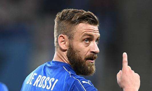 La Roma in Nazionale - Italia-Liechtenstein 5-0 - Cinquina degli azzurri, De Rossi in campo per tutto il match