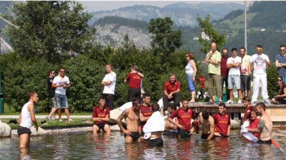 Irdning - I giallorossi trascorrono il pomeriggio libero giocando a golf