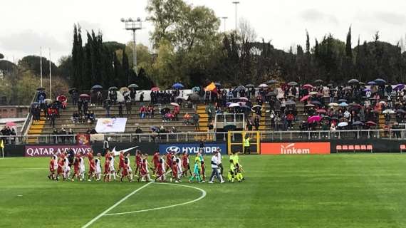 1000 tifosi al Tre Fontane per Roma-Juventus di Serie A Femminile