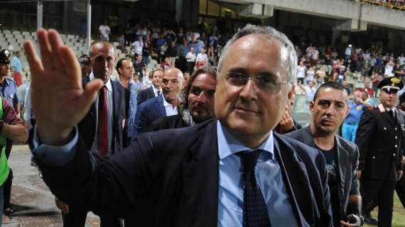 Lotito: "Dietro alla Juventus c'è anche la Roma"