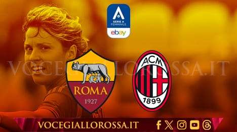 Serie A Femminile - Roma-Milan - La copertina del match. GRAFICA!