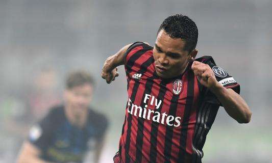 Milan, personalizzato per Bacca, Bonaventura e Mati Fernandez. Venerdì la ripresa