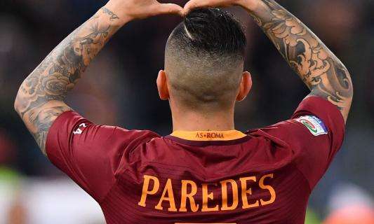 Twitter, gli auguri della Roma a Paredes