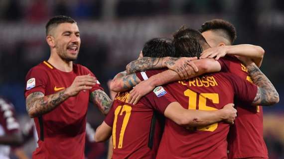 Roma-Torino 3-0 - Manolas, De Rossi e Pellegrini regalano i 3 punti a Di Francesco