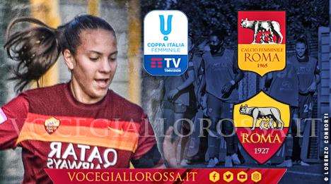 Coppa Italia Femminile - Roma CF-Roma, la copertina del match. GRAFICA!