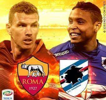 Roma-Sampdoria - La copertina