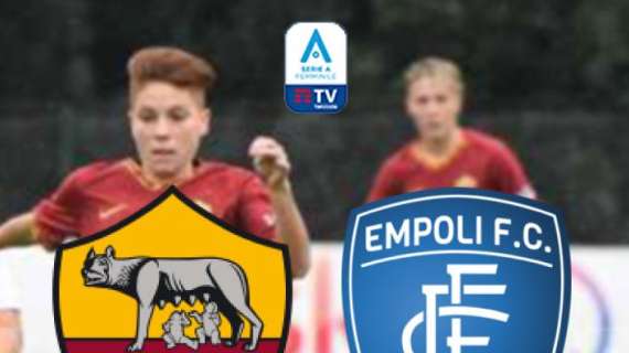 Serie A Femminile - Roma-Empoli, la copertina del match. GRAFICA!