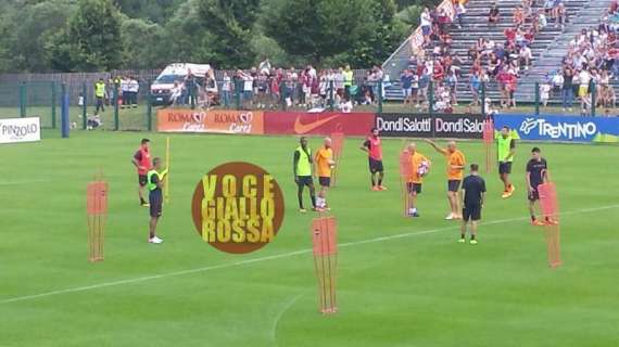 PINZOLO - Primo allenamento del ritiro, subito molta tattica. Palestra per Totti, Rüdiger, Nura e Skorupski. FOTO!