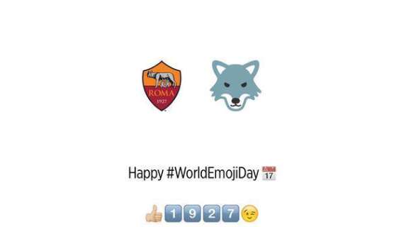 Twitter AS Roma English: "Felice World Emoji Day" 