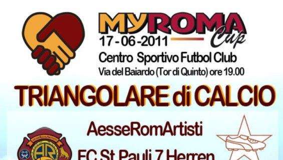 Il 17 giugno la MyRoma Cup con AesseRomArtisti, St.Pauli e Garbatella, Vocegiallorossa.it media partner dell'evento!