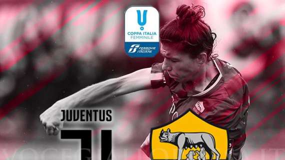 Finale Coppa Italia Femminile - Juventus-Roma - La copertina del match. GRAFICA!