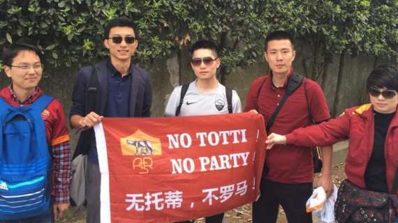 LA VOCE DEI TIFOSI: "In Cina in molti per Totti. Contratto? Non ci credevo. No Totti, no party". VIDEO!