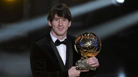 Messi vince il Pallone d'Oro 2011
