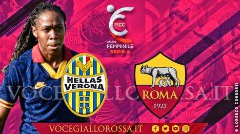 Serie A Femminile - Hellas Verona-Roma 0-4 - Altra vittoria larga per le giallorosse. Di Bartoli, Giugliano, Bonfantini e Thestrup le reti. DIRETTA FB!