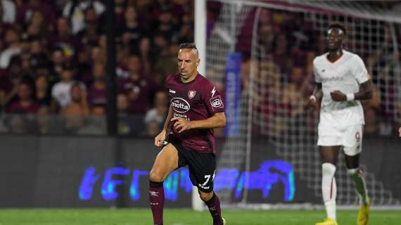 Salernitana, Ribery: "Tre mesi fa mi sentivo bene, poi al debutto in campionato con la Roma ho giocato sul dolore"