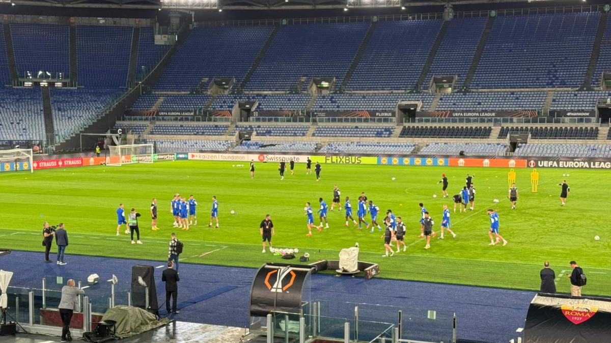 La rifinitura del Viktoria Plzen in vista della partita contro la Roma. VIDEO!