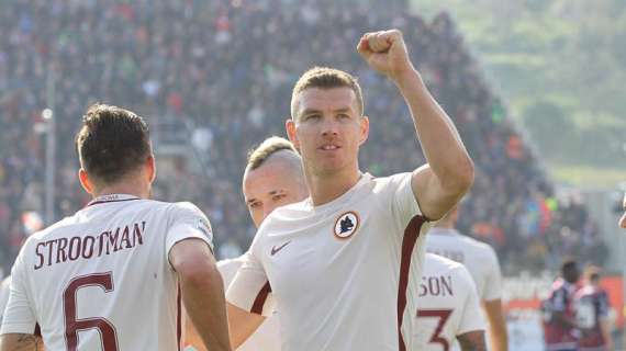 Crotone-Roma 0-2 - Tutto sotto controllo allo Scida: Nainggolan e Dzeko archiviano i calabresi. VIDEO!