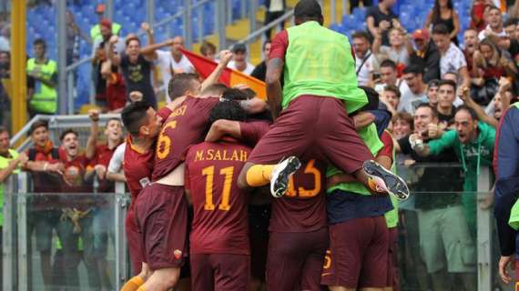 Roma-Sampdoria 3-2 - Il nubifragio, Dzeko e Totti svegliano la Roma che torna alla vittoria