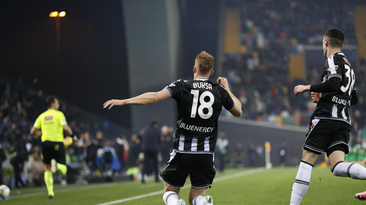 Udinese, lesione al polpaccio per Buksa: torna dopo la sosta