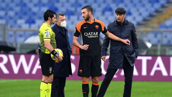 Roma-Sassuolo, Fonseca espulso nel finale di primo tempo 