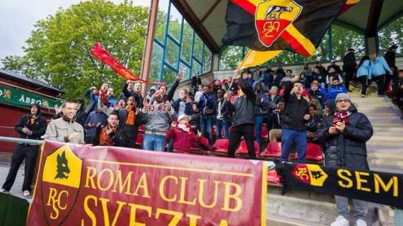 Roma Club Svezia, la carica dei 500 che si estende fino alla Capitale: "Ridateci la Curva Sud che ci ha fatto innamorare!". FOTO!