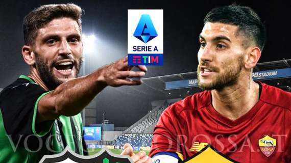 Sassuolo-Roma - La copertina del match. GRAFICA!