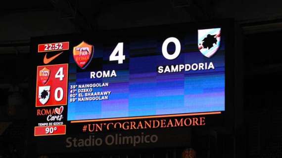 LA VOCE DELLA SERA - Coppa Italia, la Roma supera la Sampdoria e approda ai quarti. Spalletti: "Nainggolan è un cavallo di razza". Mario Rui: "Soddisfatto del mio ritorno". Inserimento per Hiljemark