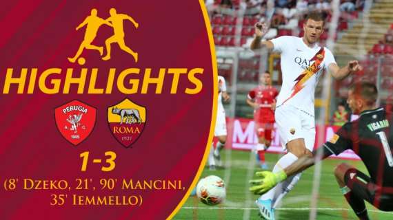 Perugia-Roma 1-3 - Gli highlights del match. VIDEO!