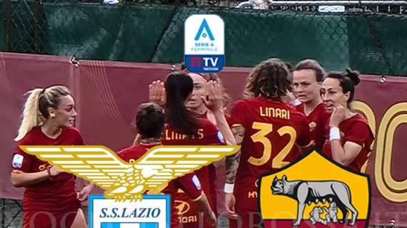 Serie A Femminile - Lazio-Roma - La copertina del match. GRAFICA!