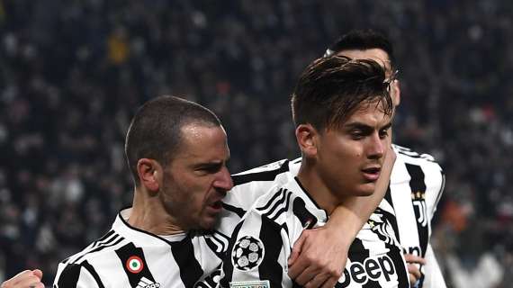 Dybala saluta Bonucci: "È stato un onore giocare con te. Grazie di tutto"